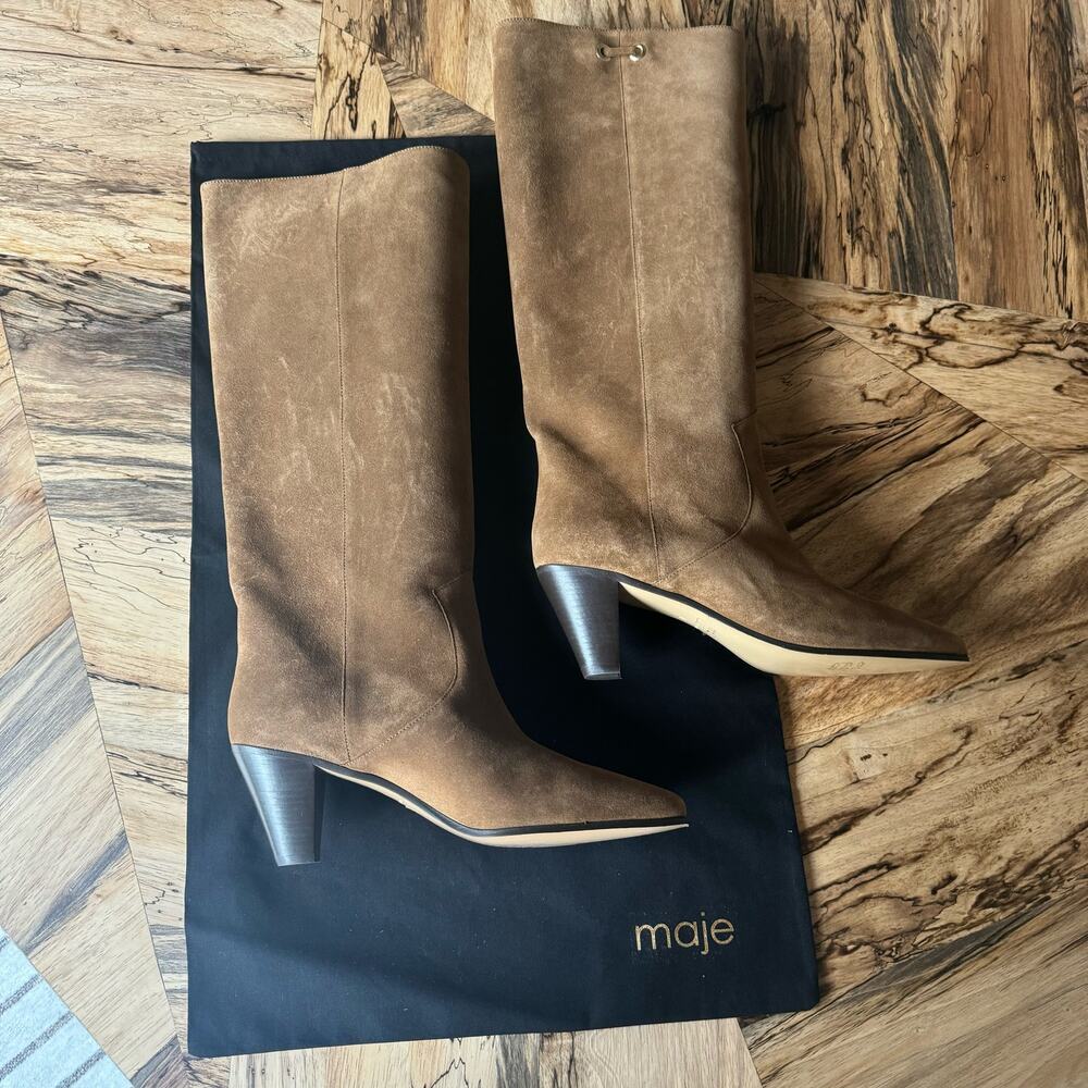 Maje Calzado Camel Boots - Picture 2 of 9